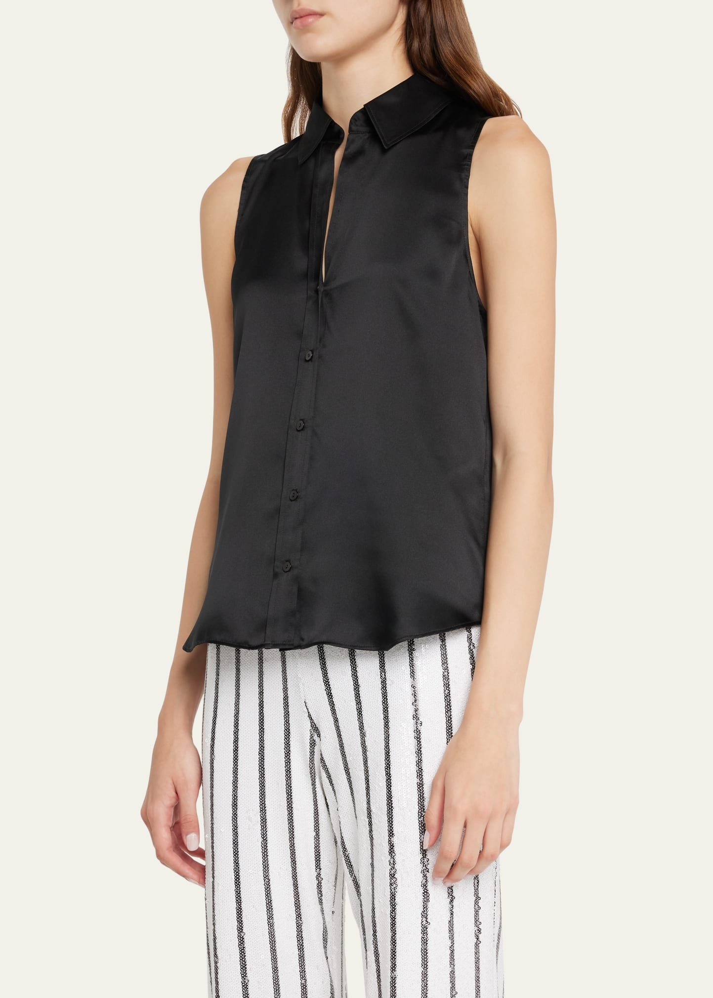 Emmy Sleeveless Silk Blouse - 4