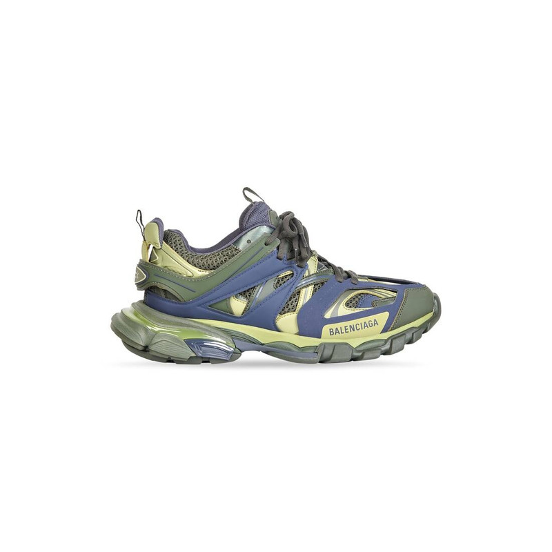 Men's Track Sneaker in Green - 1