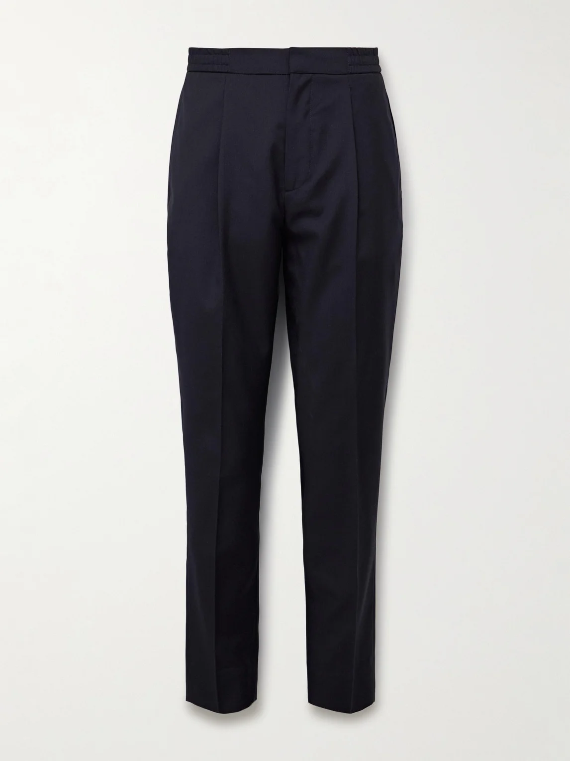 Drew Tapered Pleated Virgin Wool-Crepe Trousers - 1