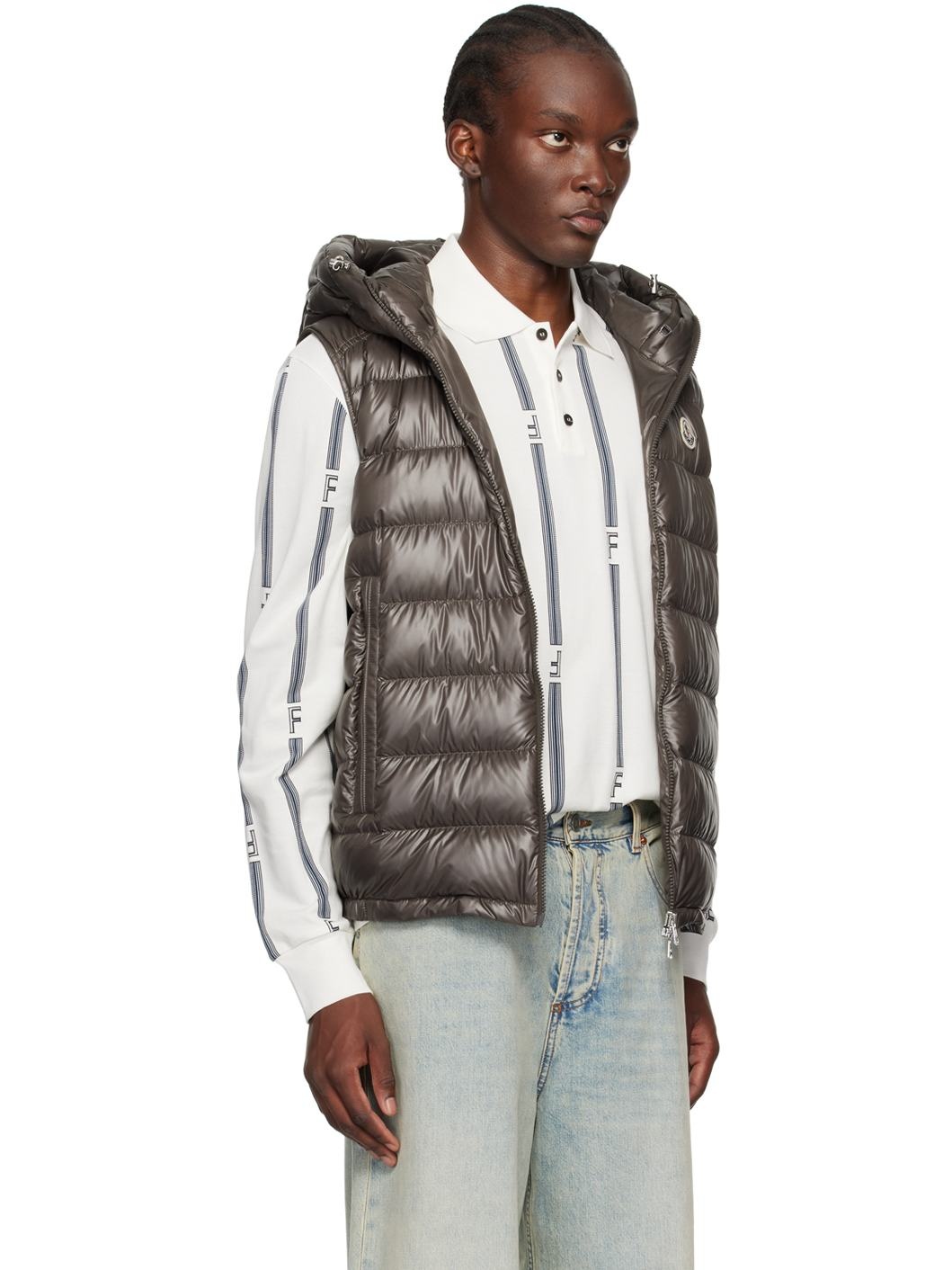 Brown Barant Down Vest - 2