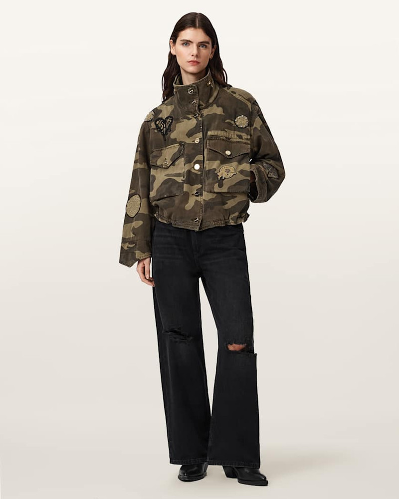 ALLSAINTS CLAY CAMO PATCH JACKET outlook