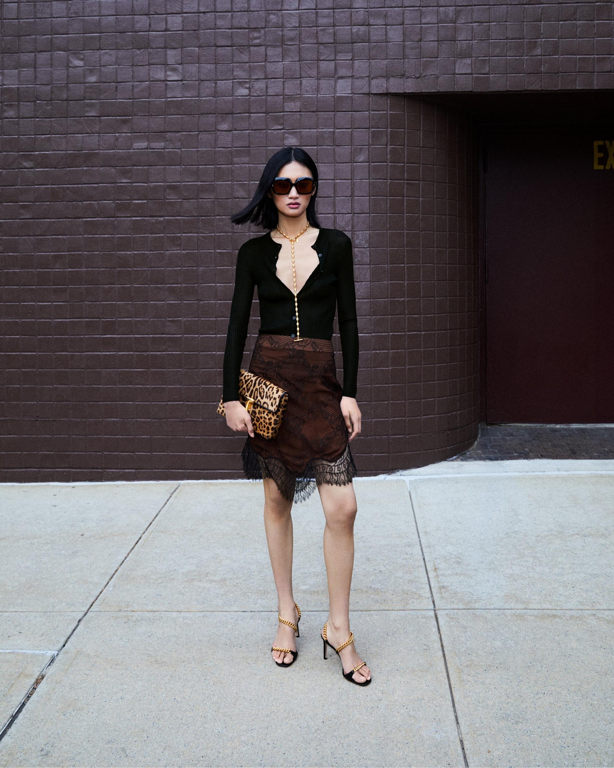 LEOPARD PRINT CALF HAIR MONARCH MEDIUM SHOULDER BAG - 7