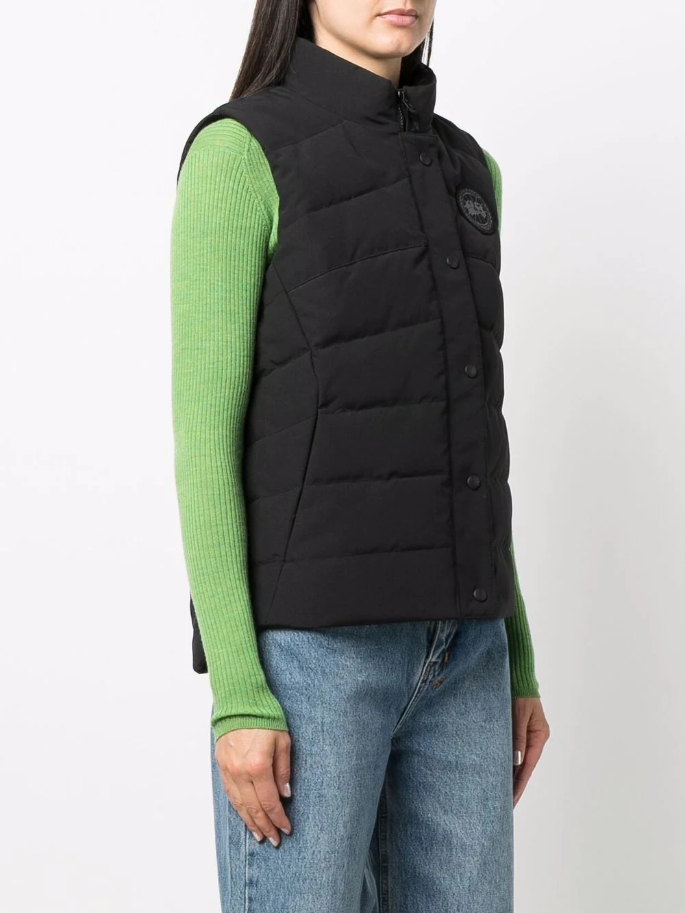 feather-down padded gilet - 3