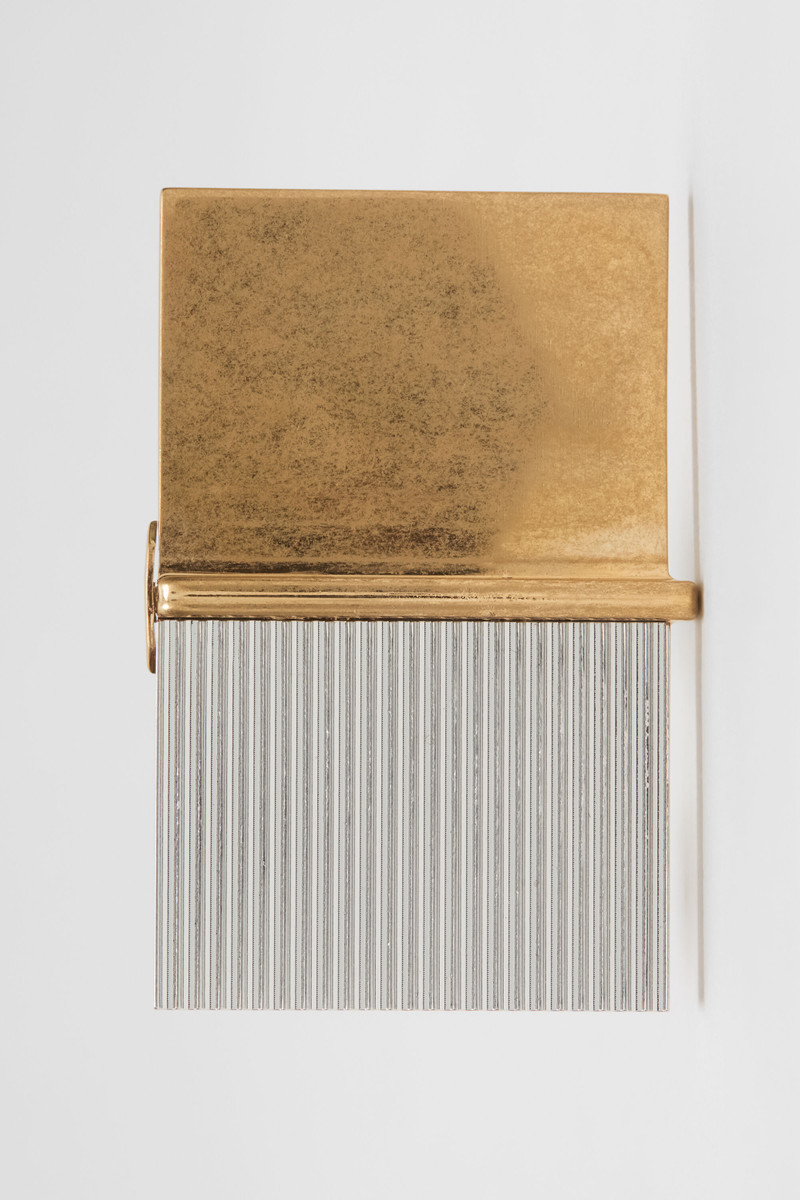 Notepad earrings - Gold/silver 3