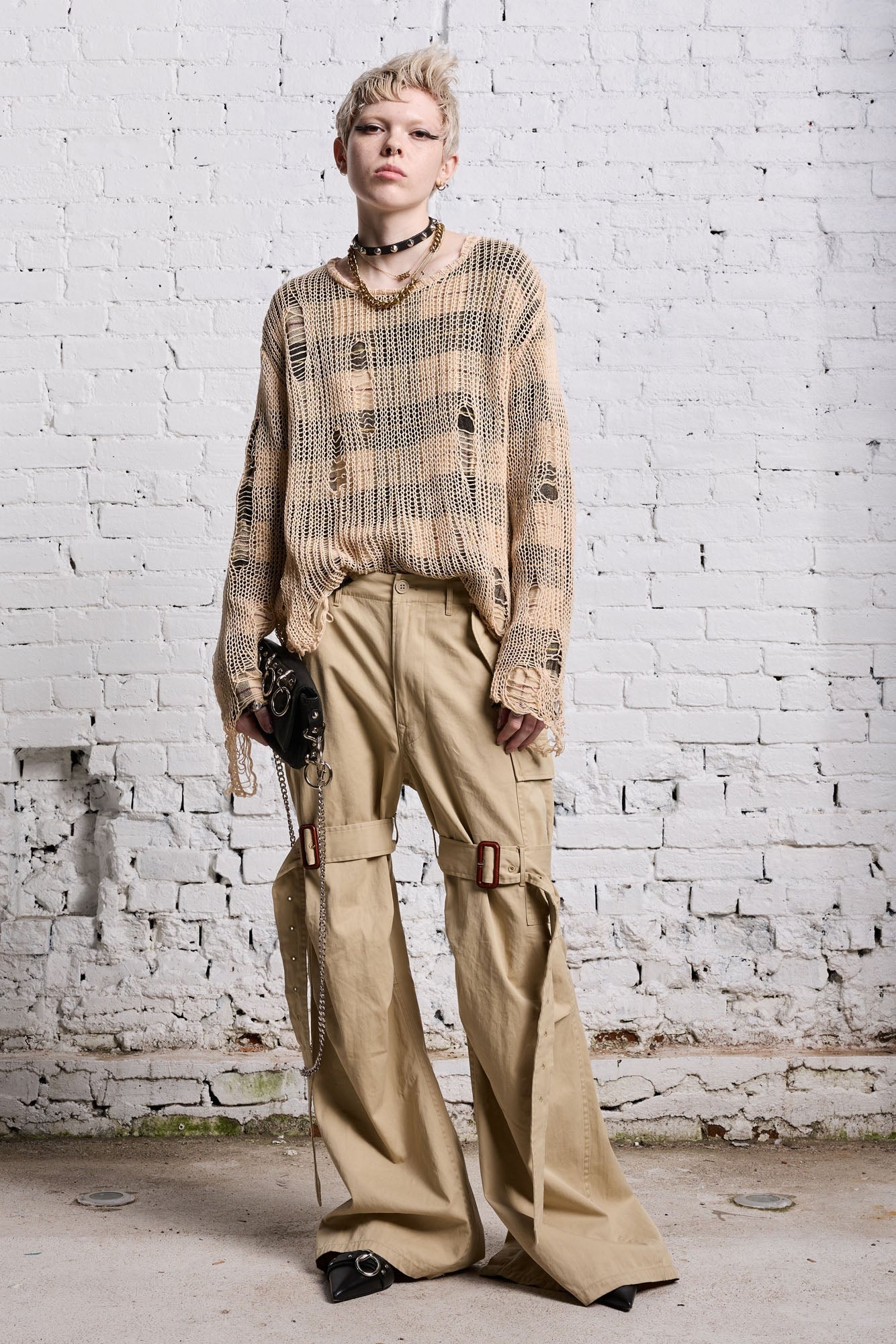 TRENCH CARGO - LIGHT KHAKI - 4