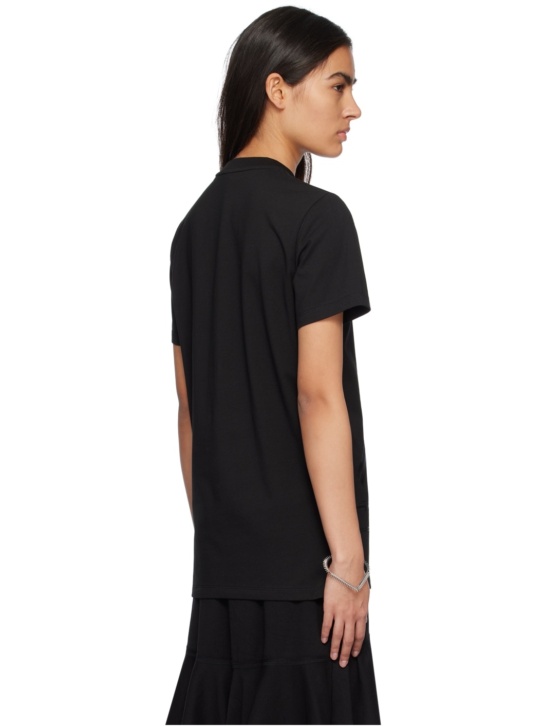 Black Printed T-Shirt - 3