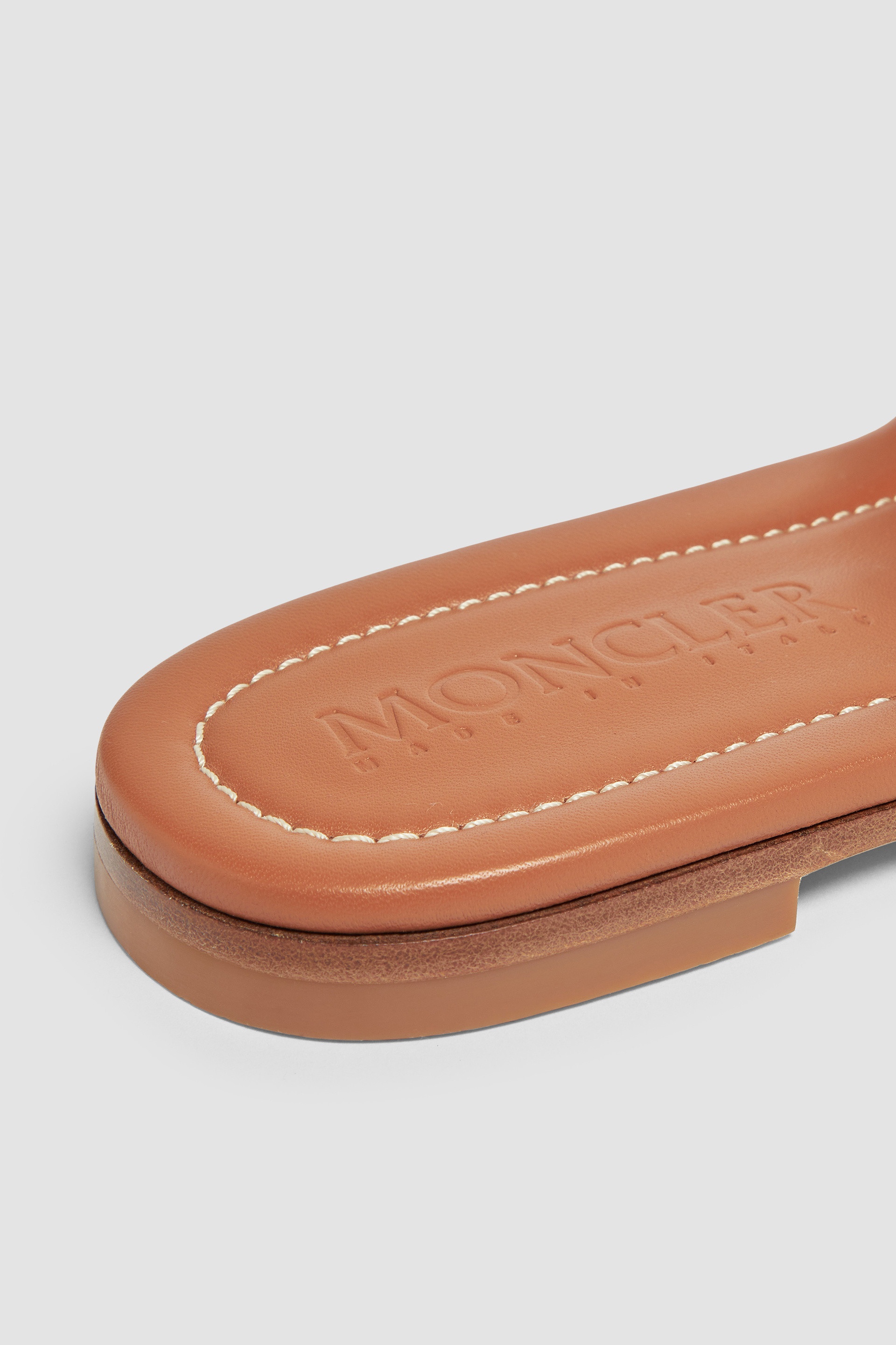 Bell Denim & Leather Slides - 3