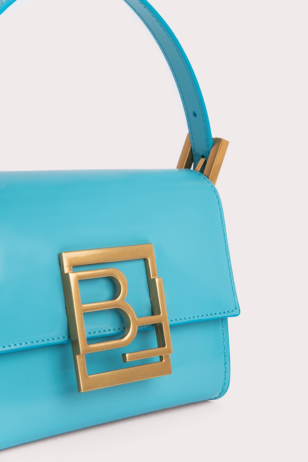 Fran Aquamarine Semi Patent Leather - 4