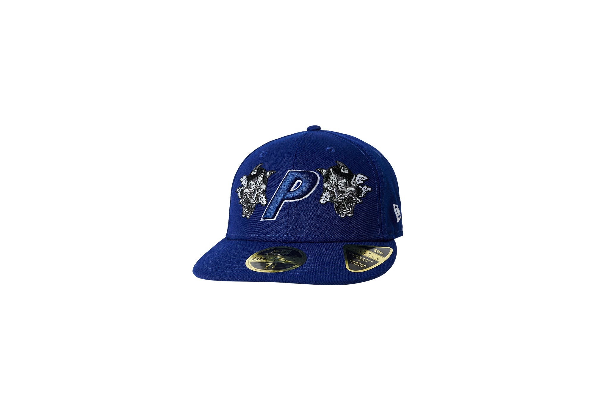 PALACE MASKS NEW ERA LP 59FIFTY BLUE | REVERSIBLE