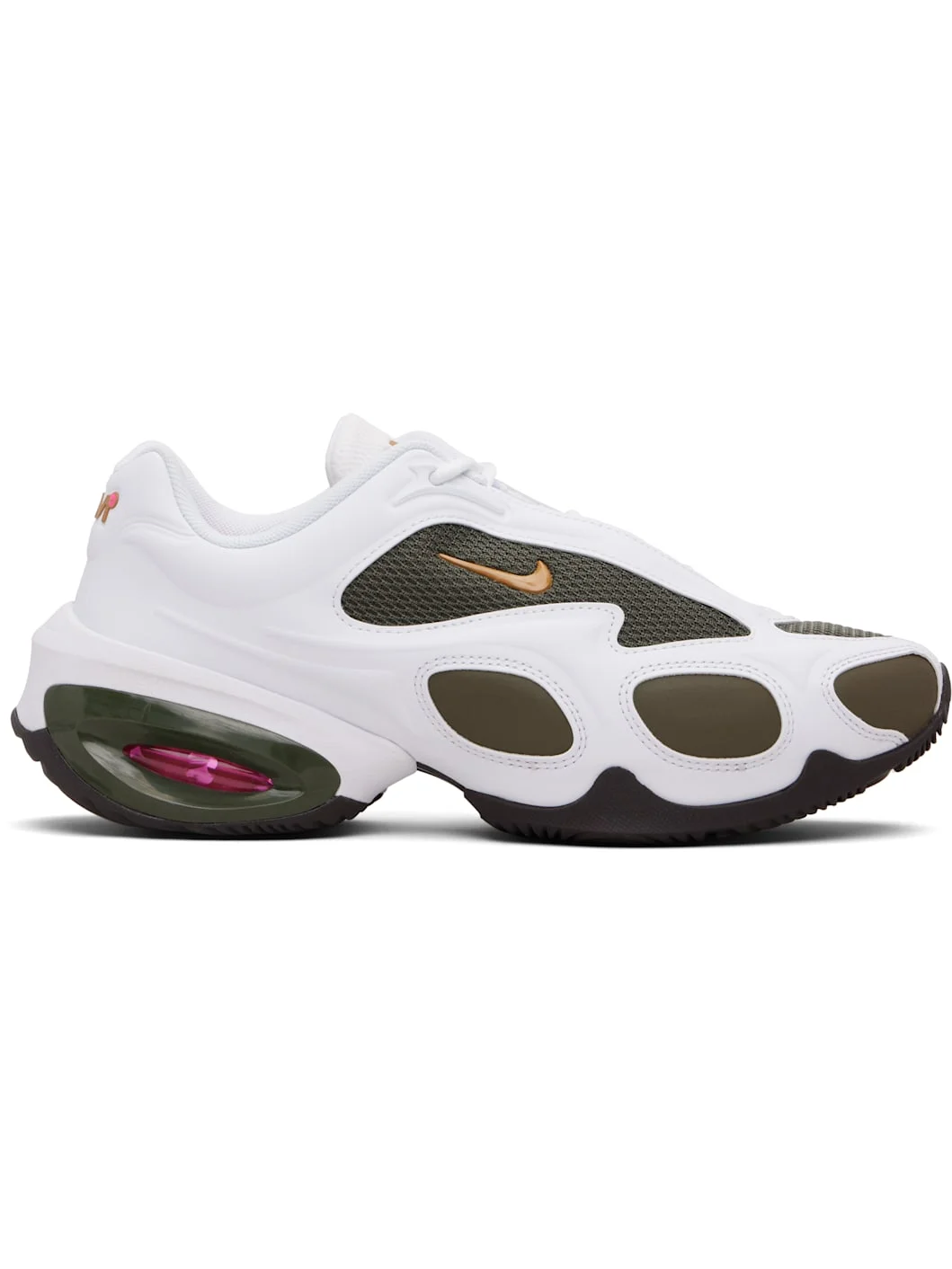 White & Khaki Veneda Carter Edition Air Max Muse Sneakers - 1