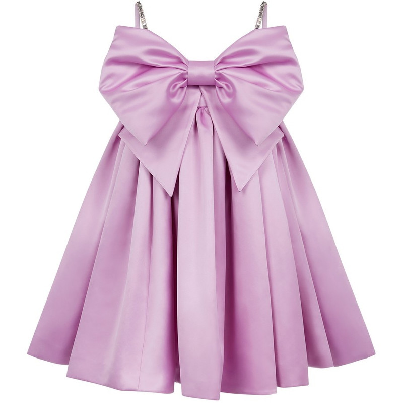 Bow front flared dress 1