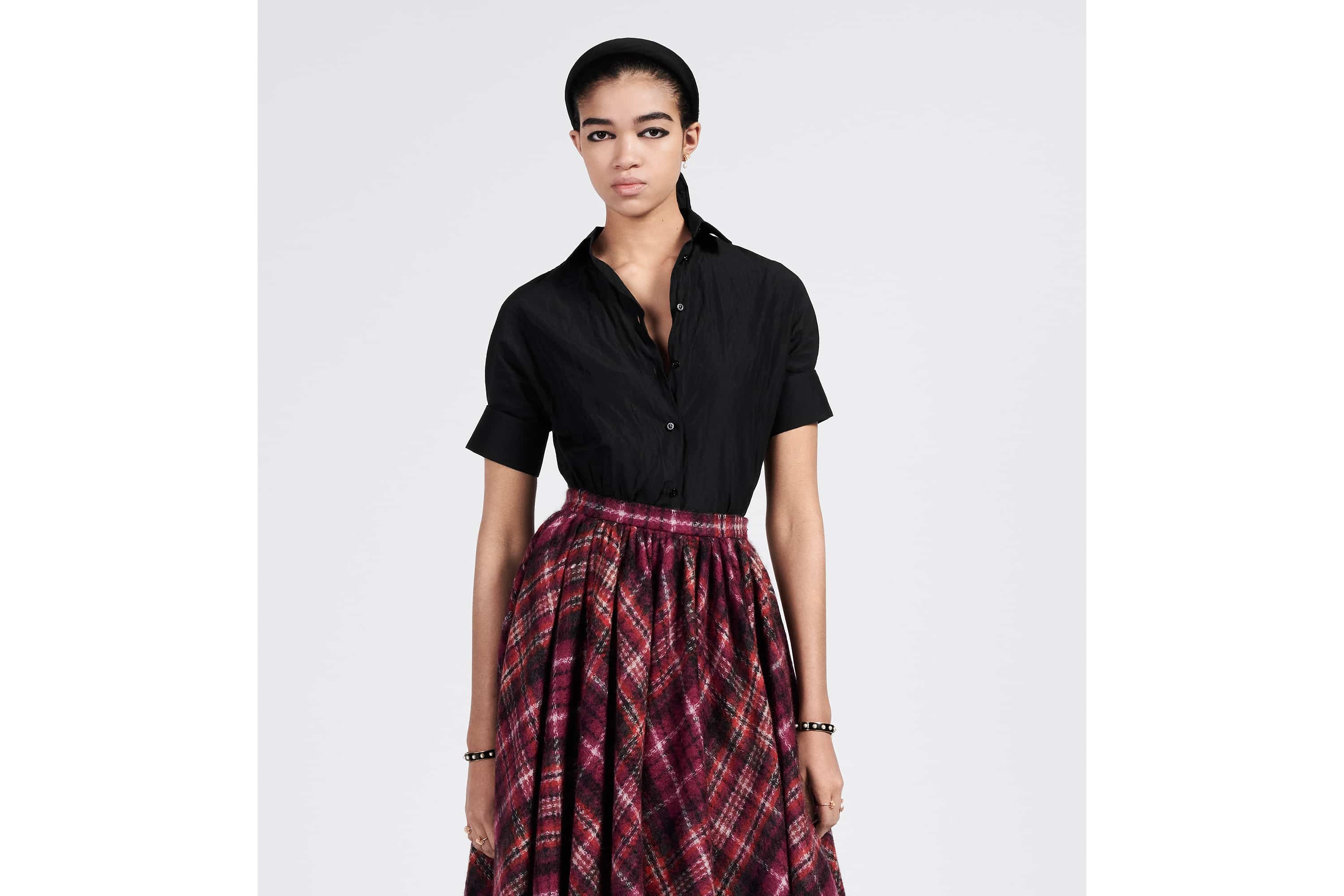 Blouse with Puff Sleeves - 4