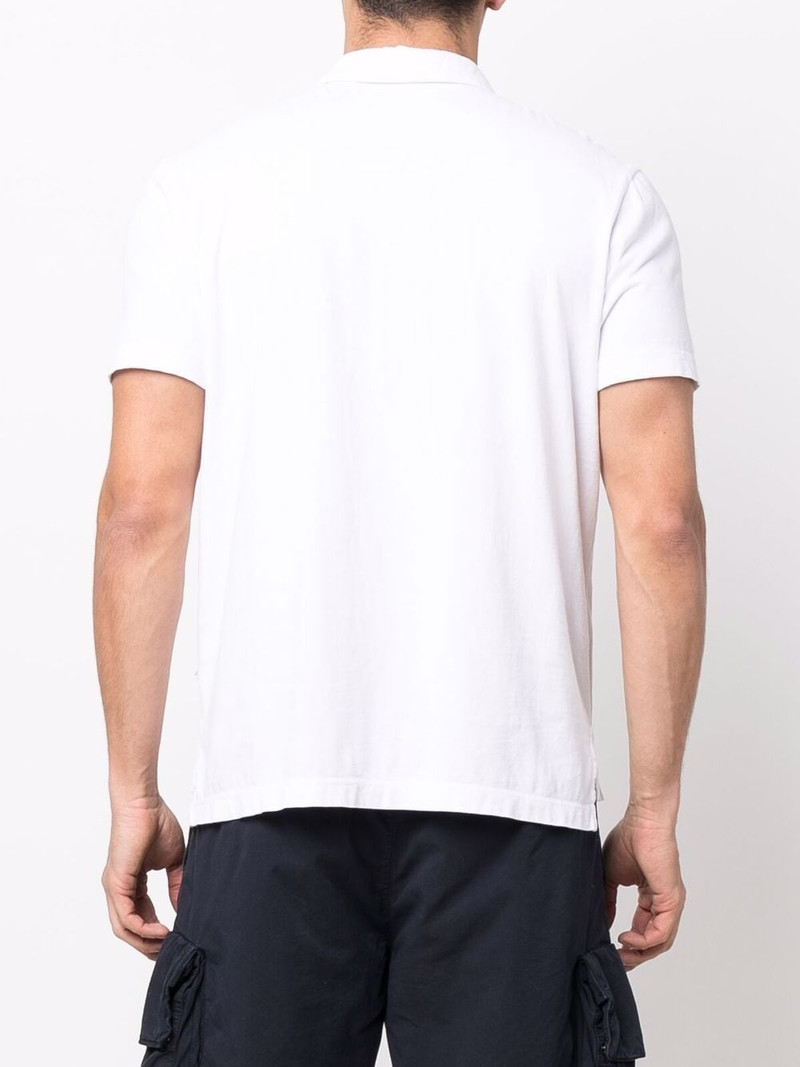 short-sleeved cotton polo shirt 4