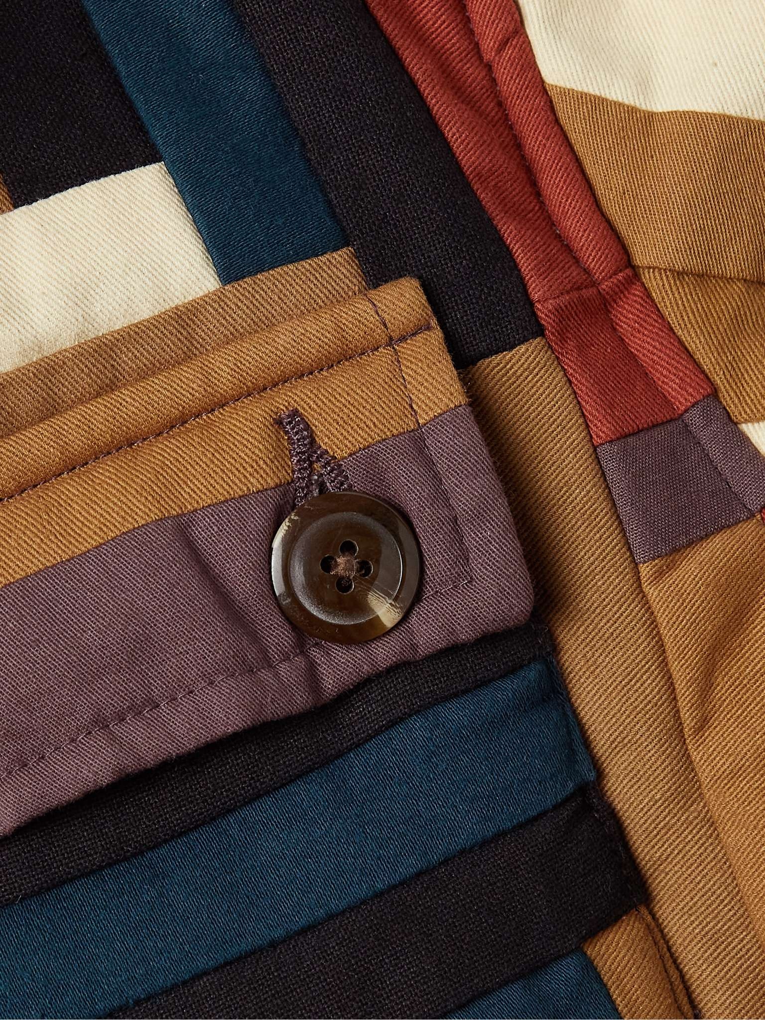 Log Cabin Quilted Patchwork Cotton Jacket - 3