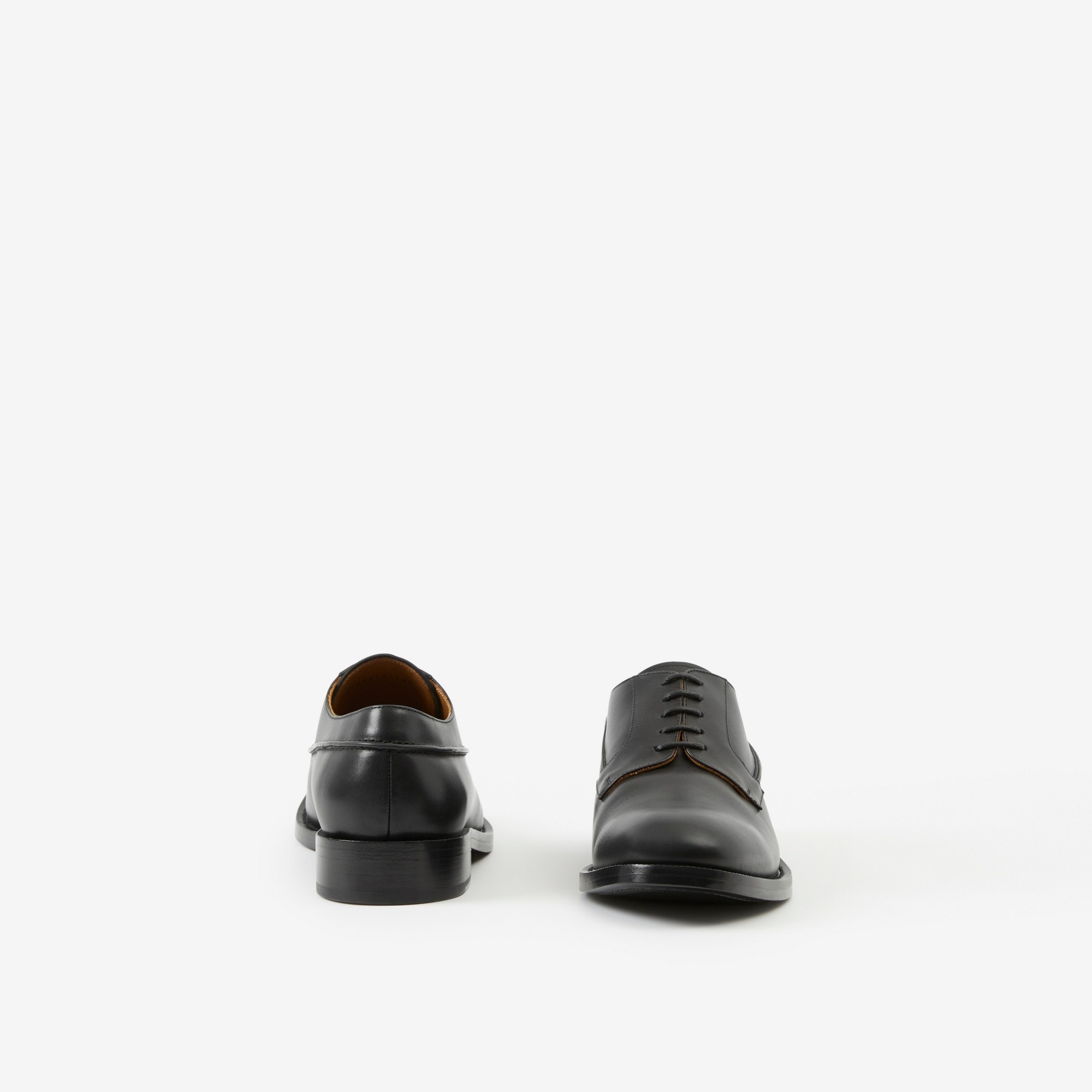 Monogram Motif Leather Derby Shoes - 4