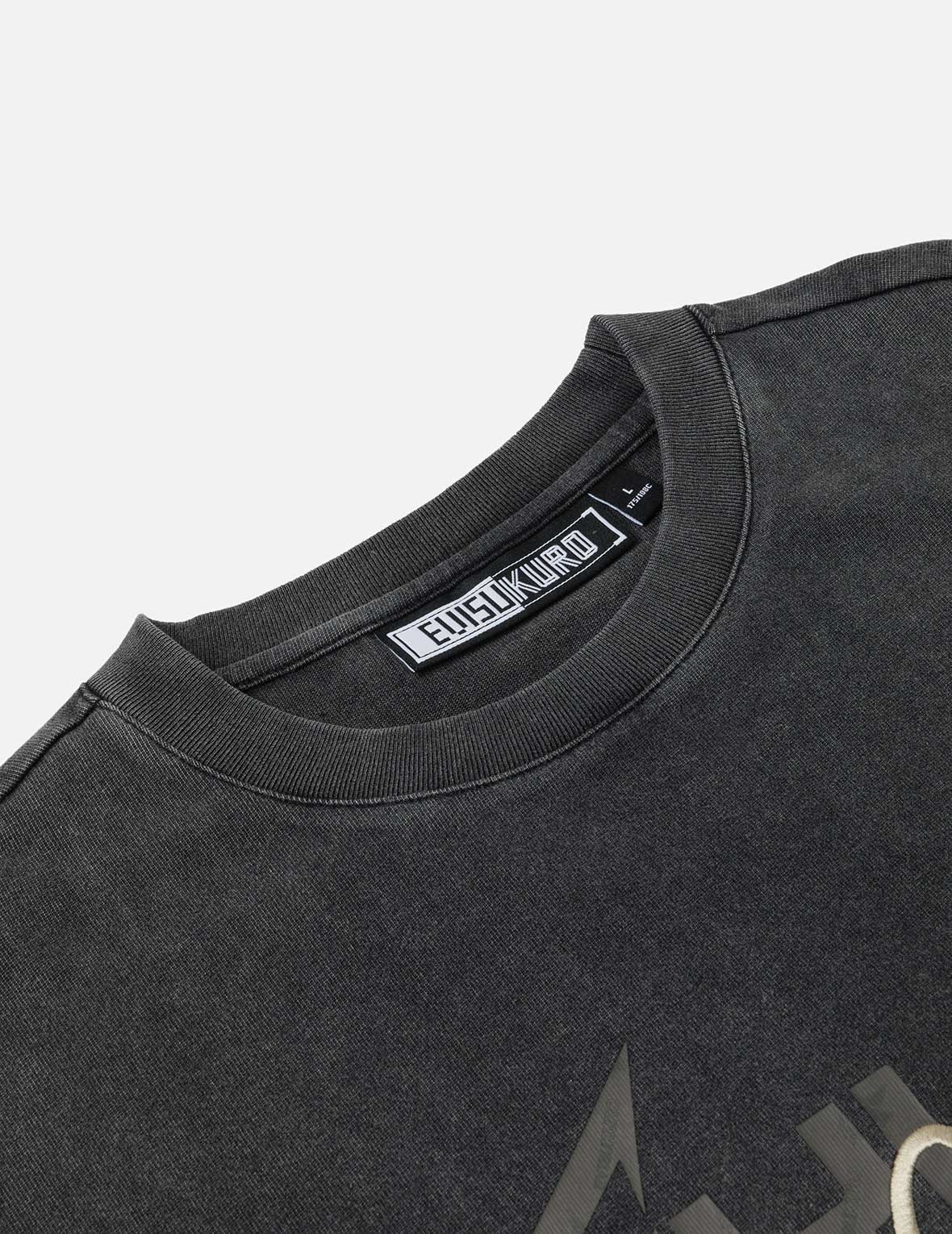 Heavy Washed Regular Fit 2-in-1 Long-Sleeve T-Shirt - 5