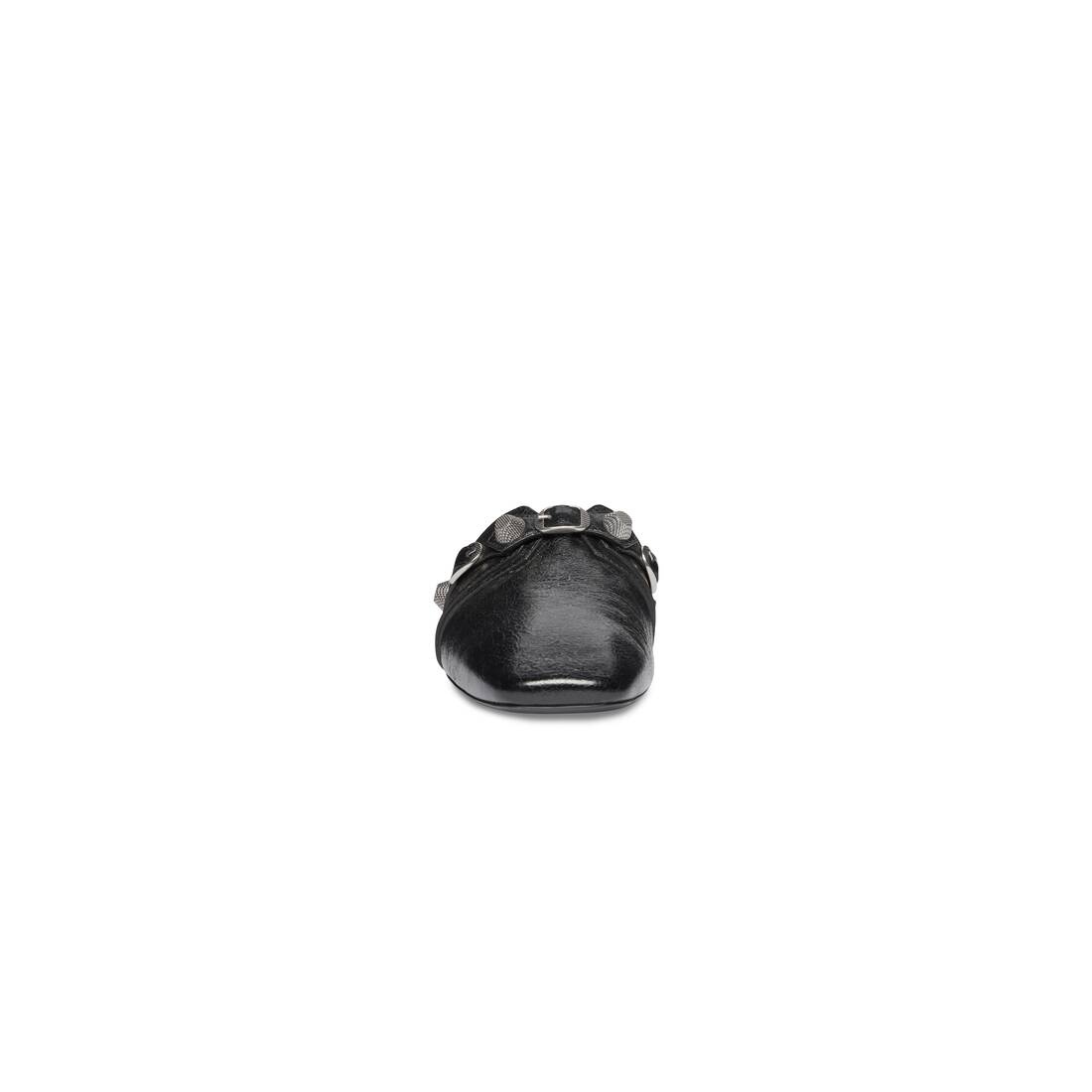 BALENCIAGA Men's Cosy Cagole Mule in Black | REVERSIBLE