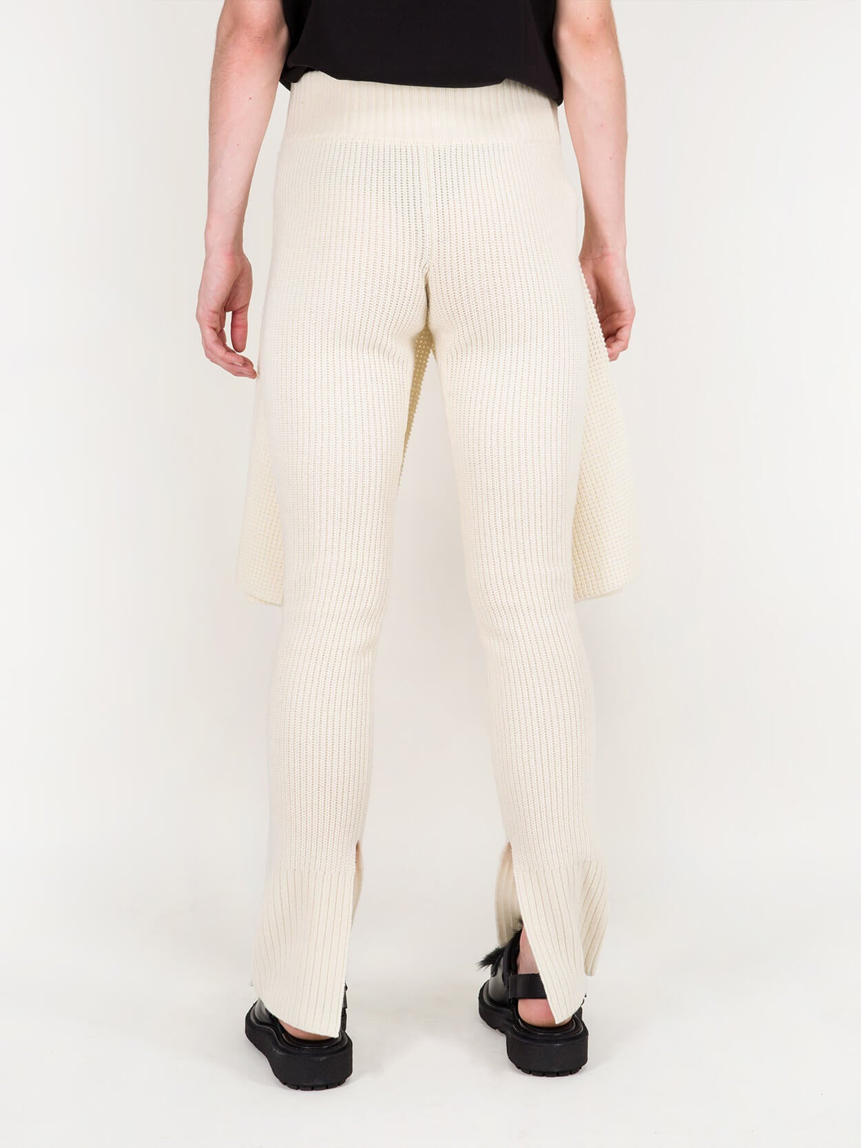 Wool Pant Knit off white - 3