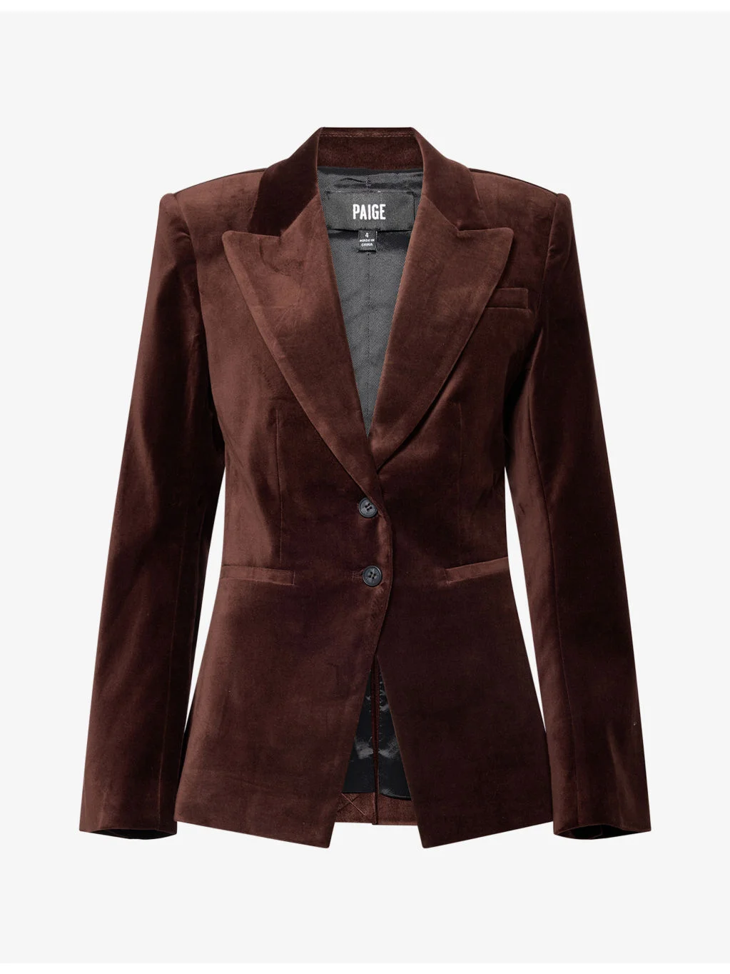 Chelsee Single-Breasted Stretch-Cotton Blazer - 1