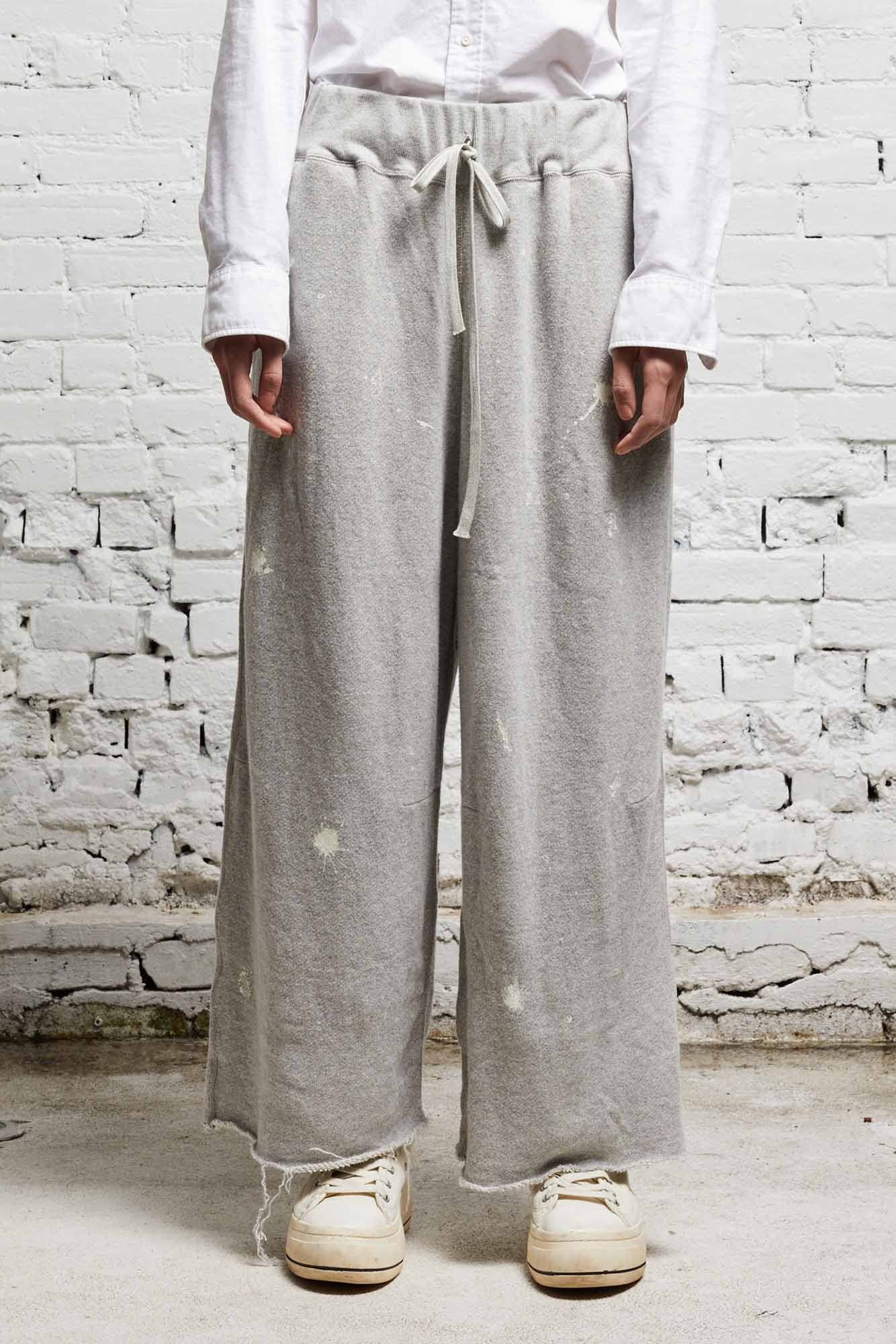 ARTICULATED KNEE SWEATPANT - HEATHER GREY - 2