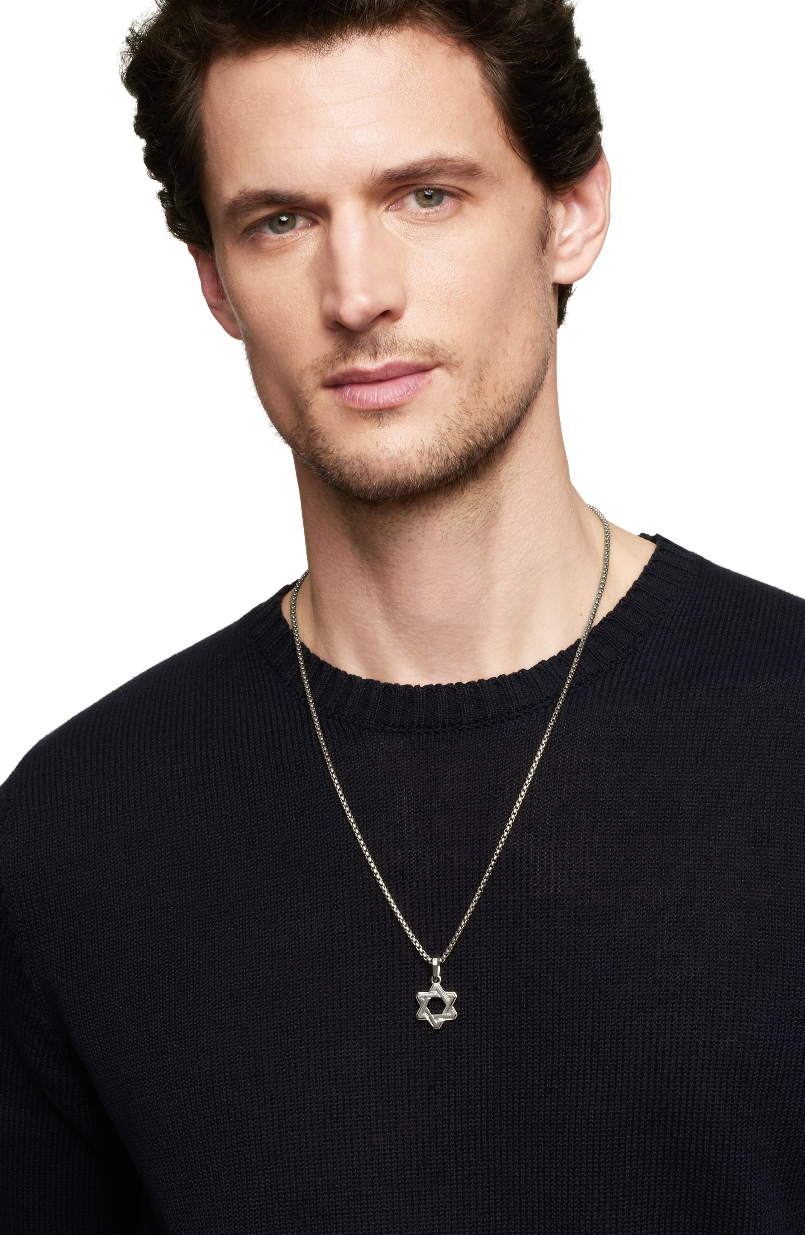 David Yurman Deco Star of David Pendant in Silver at Nordstrom - 3