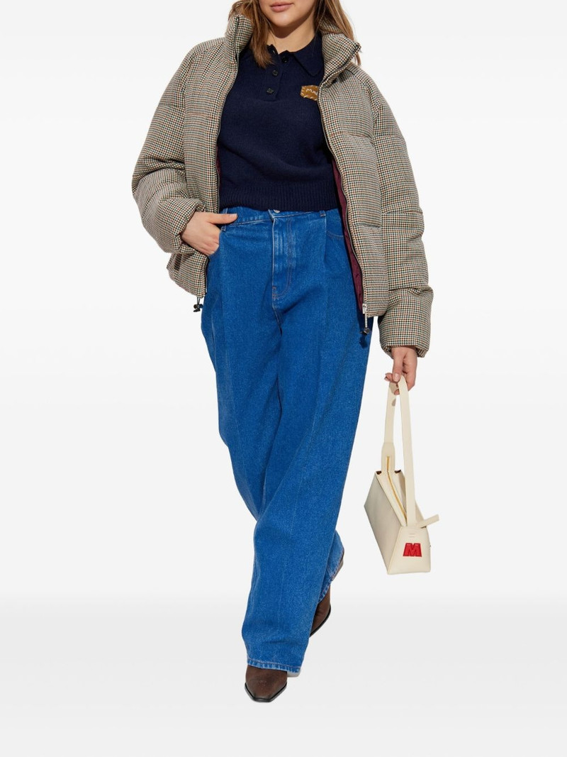 Marni houndstooth puffer jacket outlook