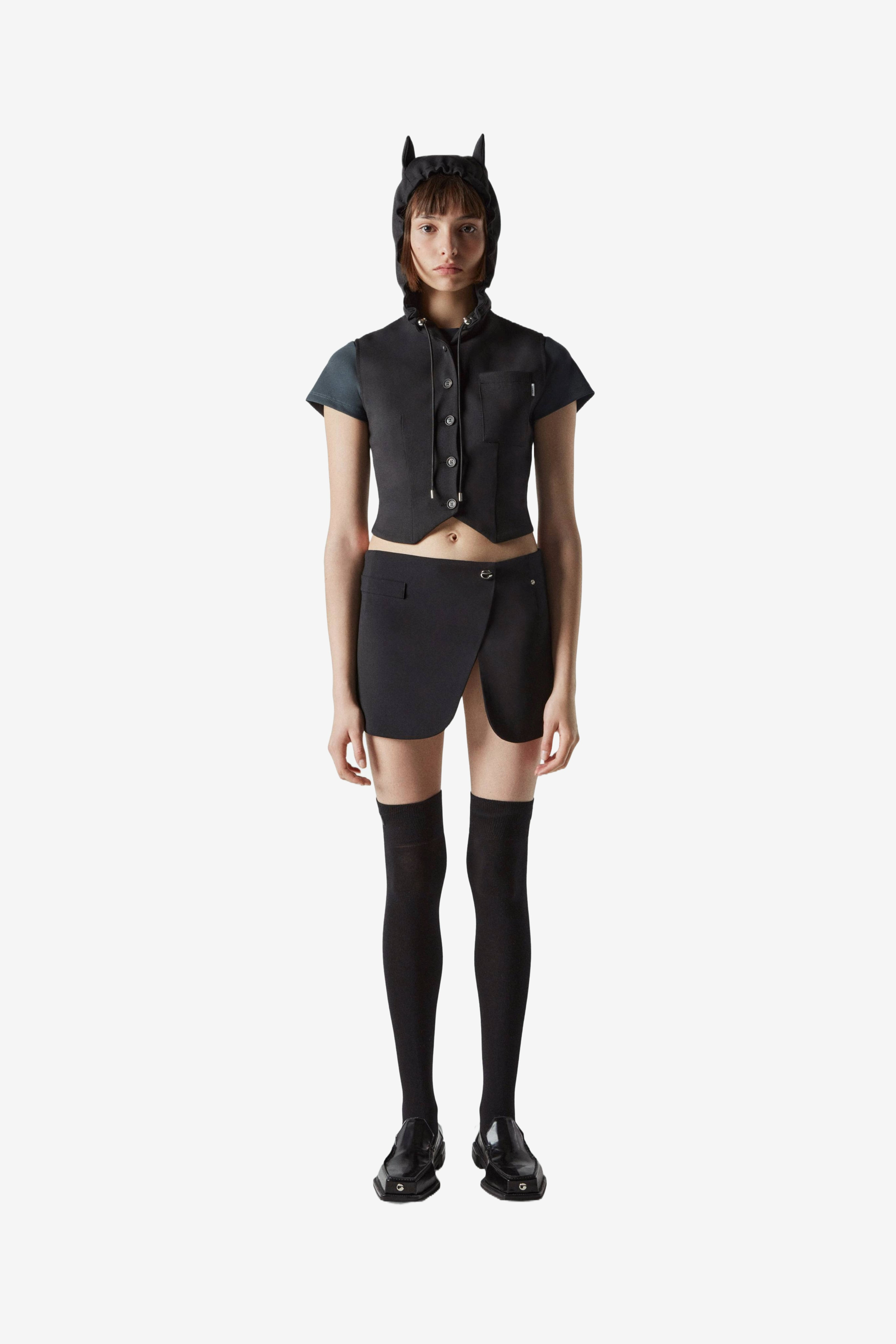 Tailored Mini Skirt - 2