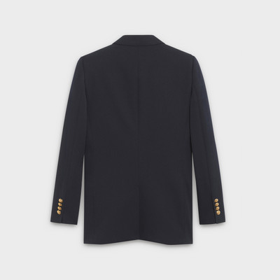 CELINE LONG JACKET IN DIAGONAL WOOL outlook