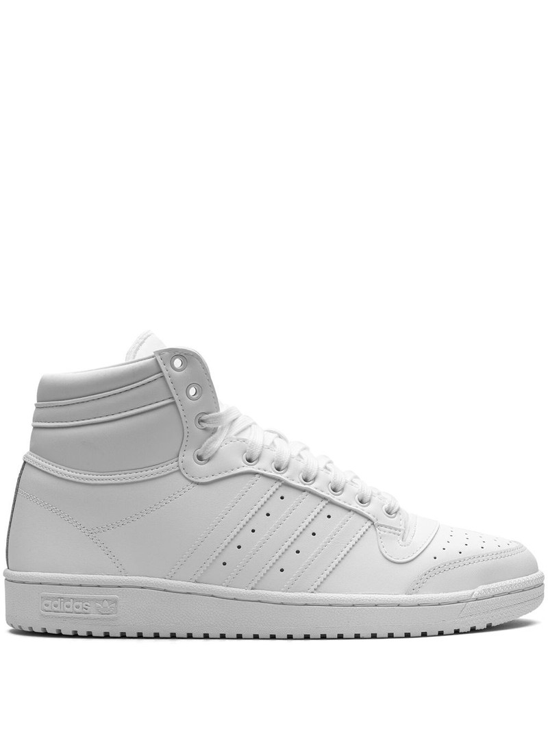 Top Ten "Triple White" mid-top sneakers - 1