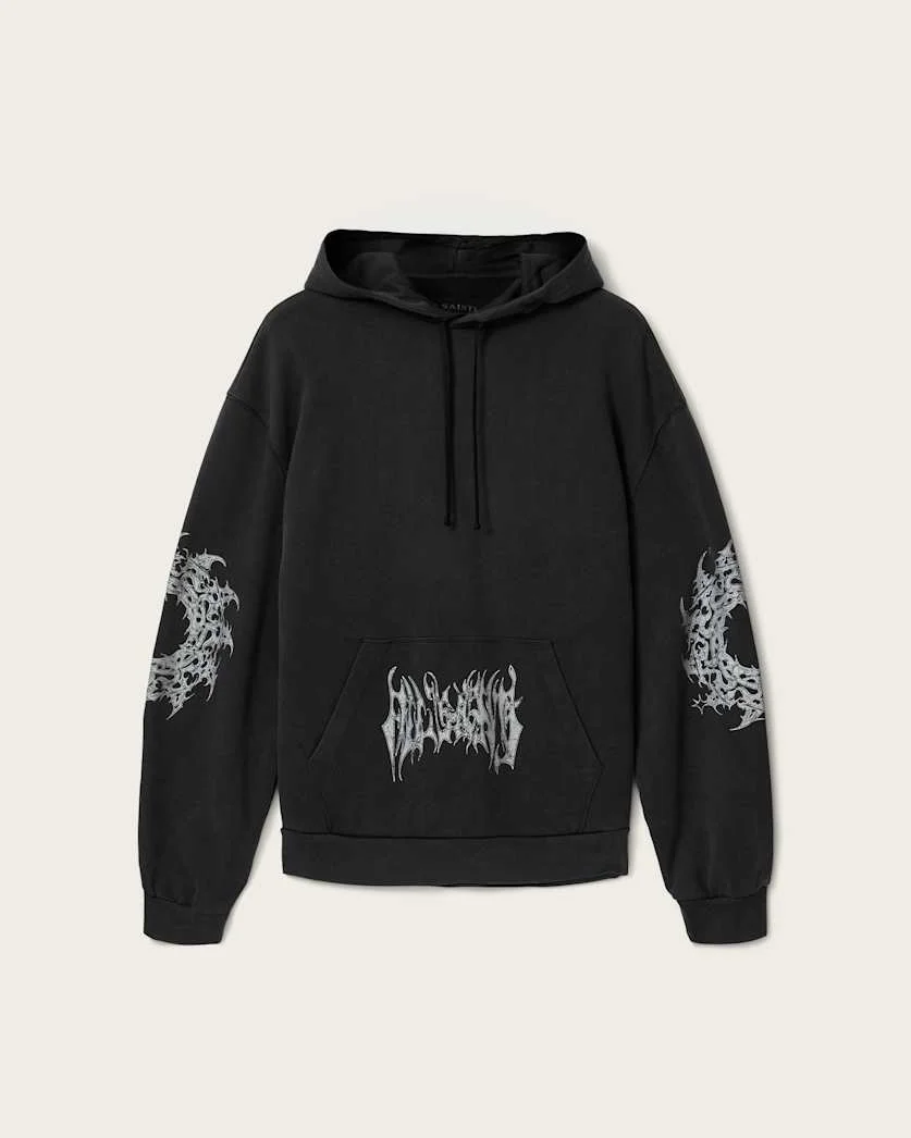 HELVETTE LONG SLEEVE GRAPHIC HOODIE - 1