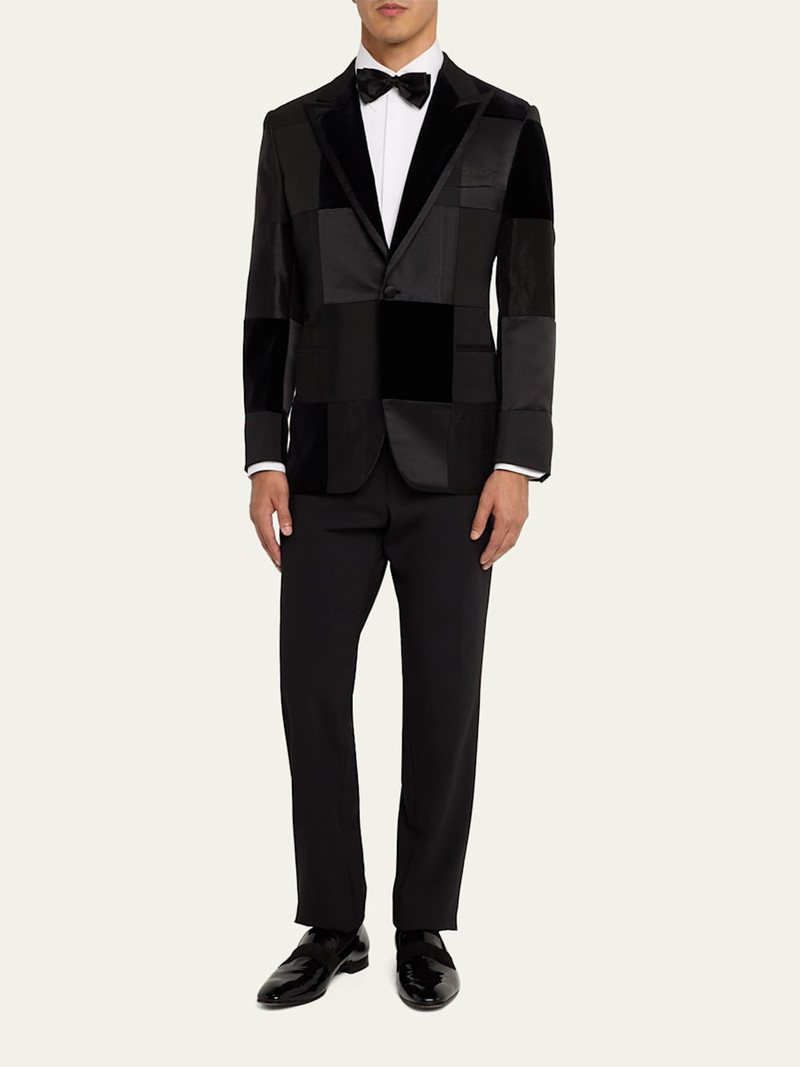 Brioni Men's Virgilio Patchwork Dinner Jacket outlook