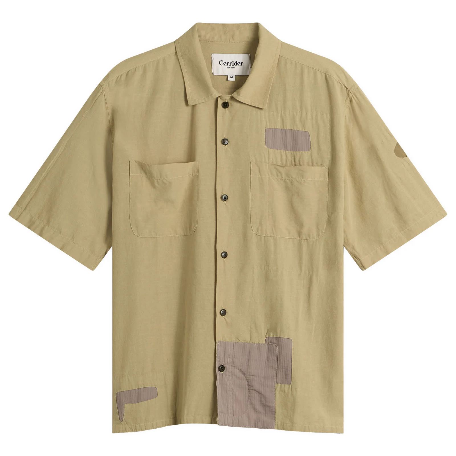 Corridor Patchwork Short Sleeve Shirt - 1