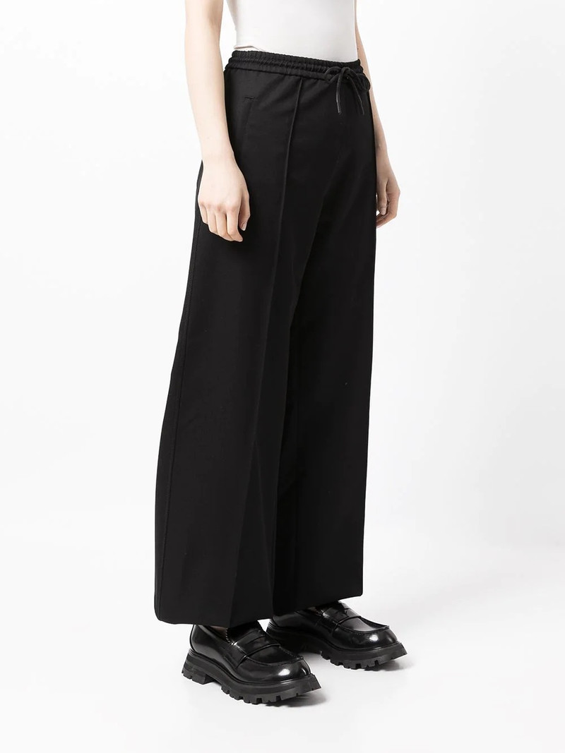 virgin-wool wide-leg track trousers 3
