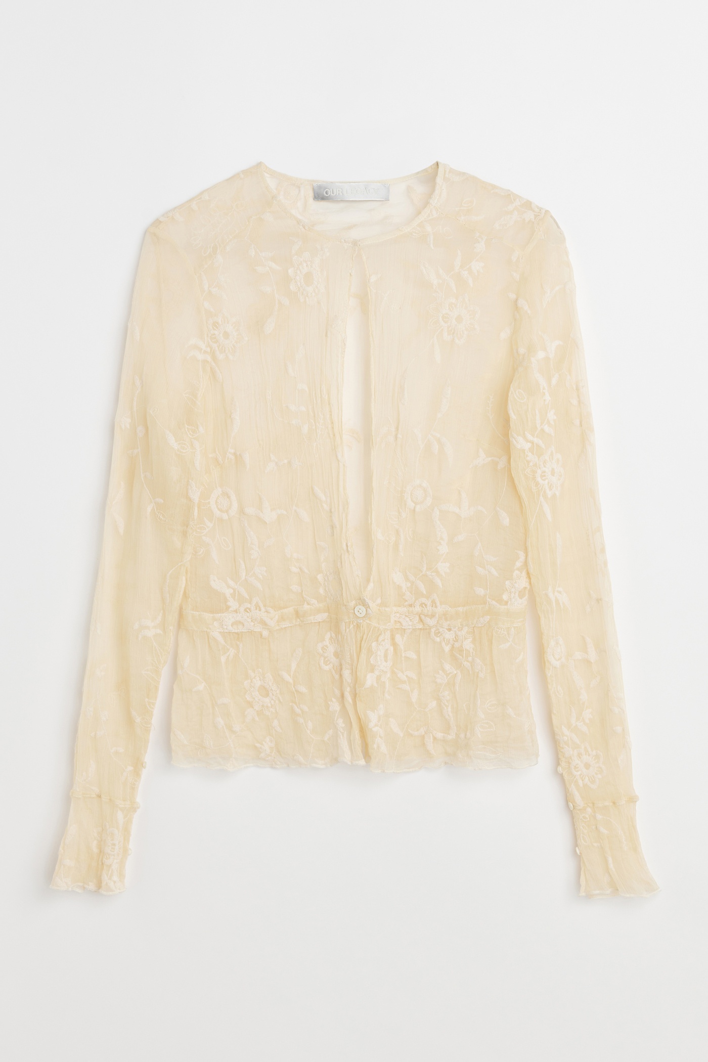 Waist Blouse Winter Garden Organza - 1
