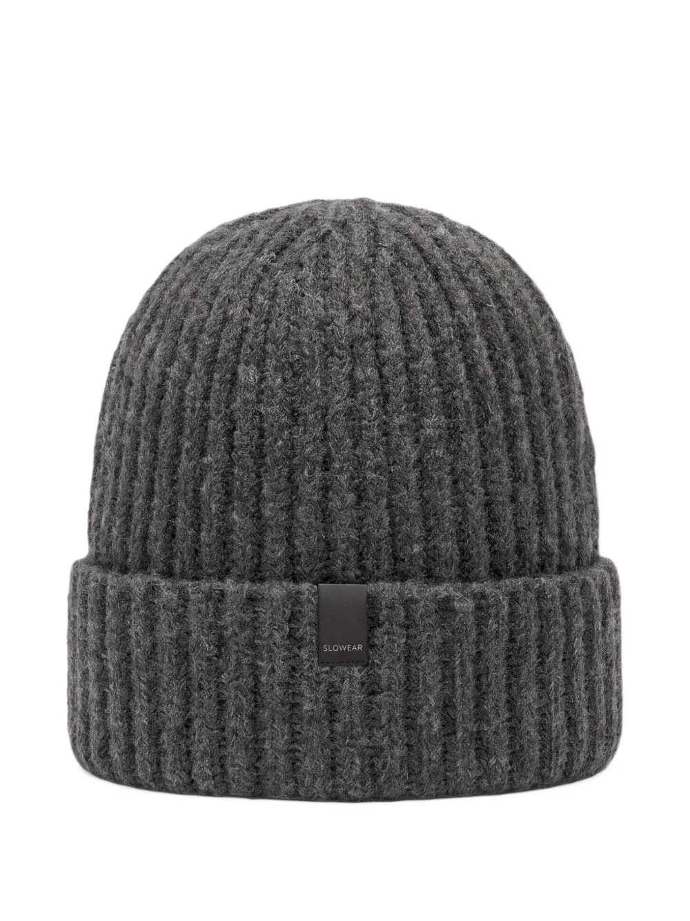 ribbed-knit beanie hat - 1