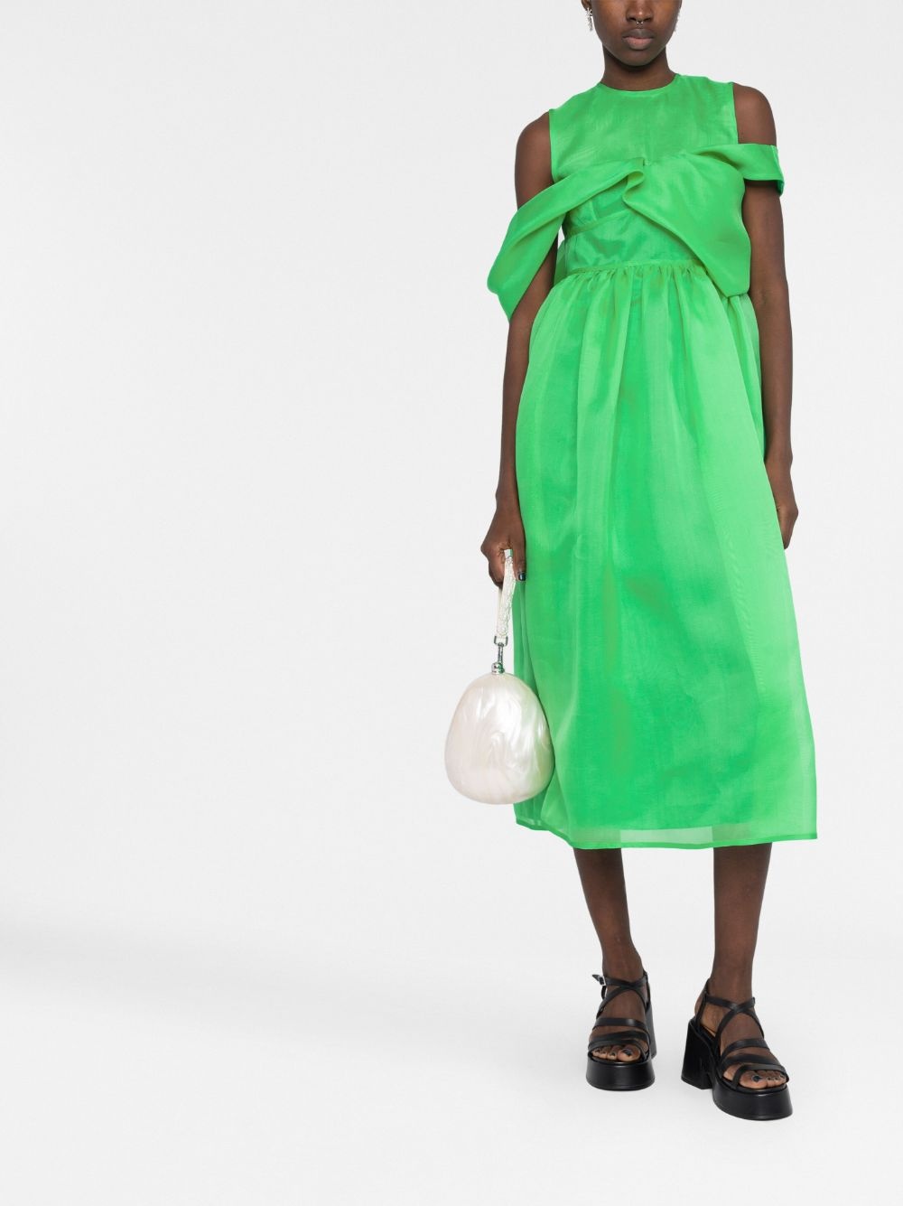 Sidney asymmetric midi dress - 2