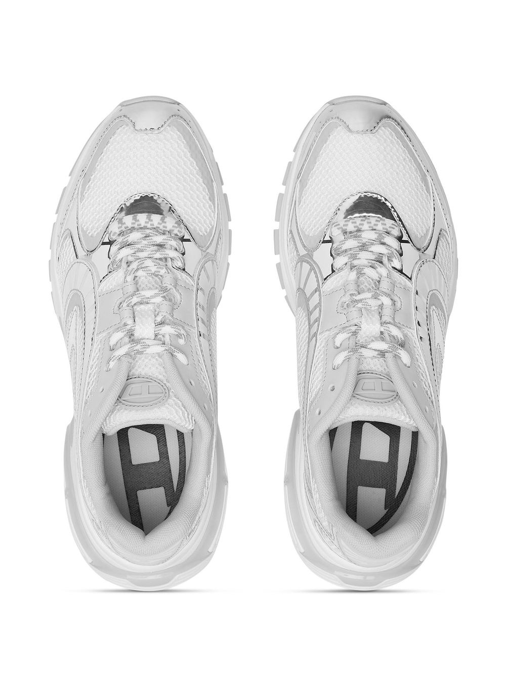 panelled sneakers - 4