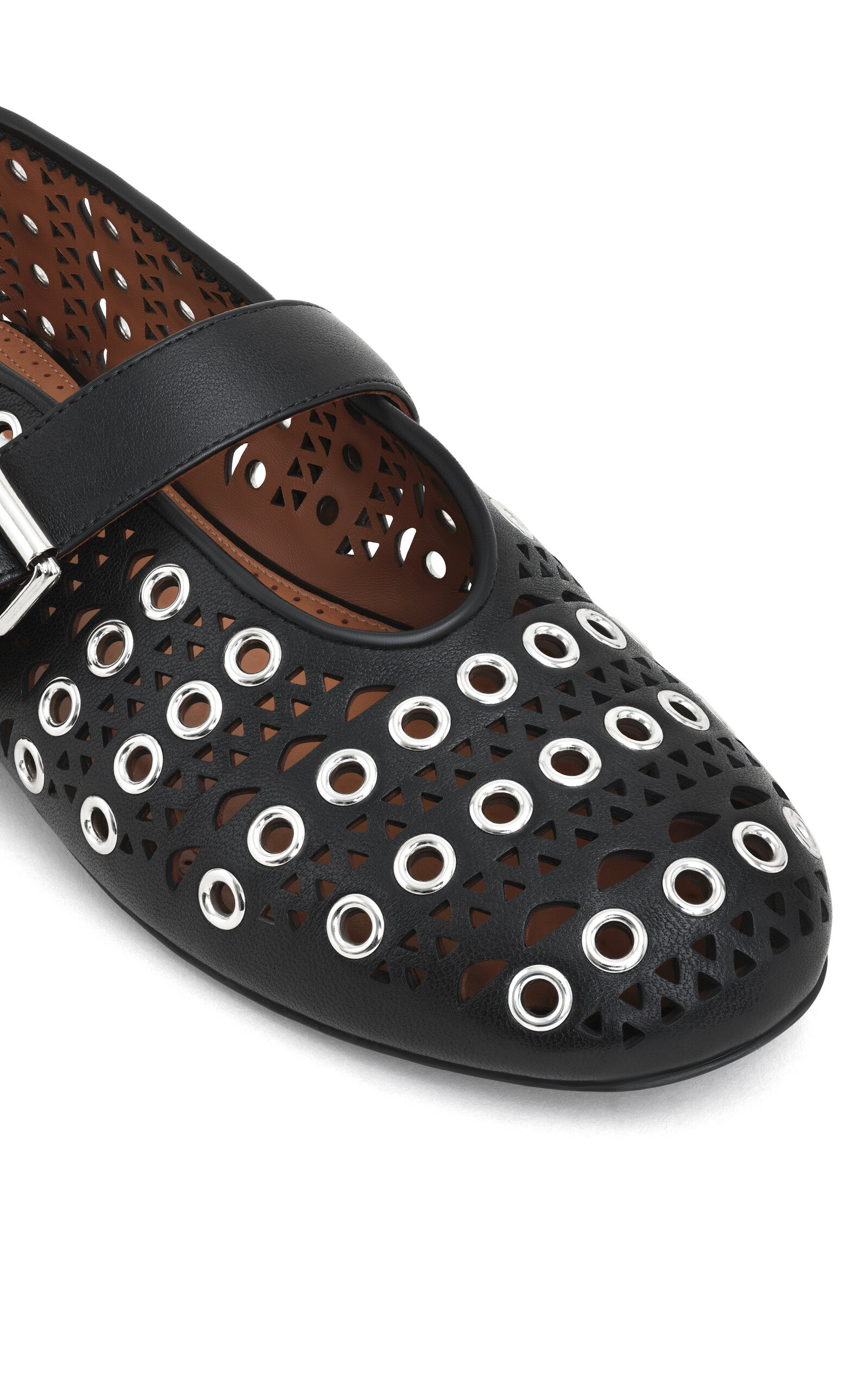 Leather Ballet Flats black - 4