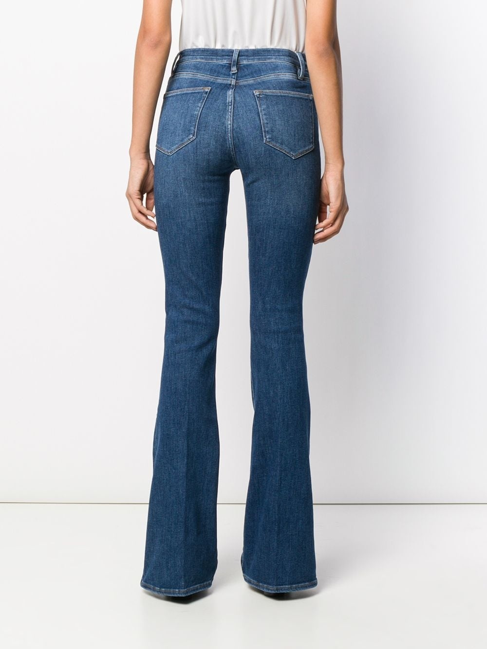 slim-fit flared jeans - 4