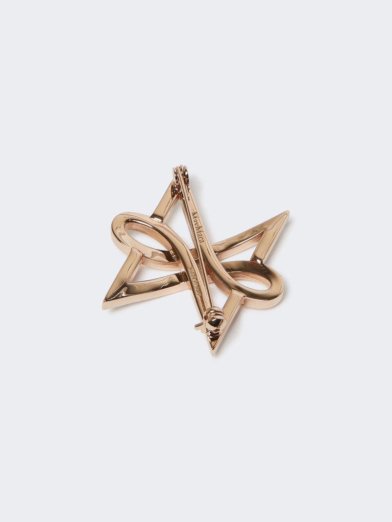 Max Mara PAPILLONPIN Monogram Papillon brooch with crystals outlook