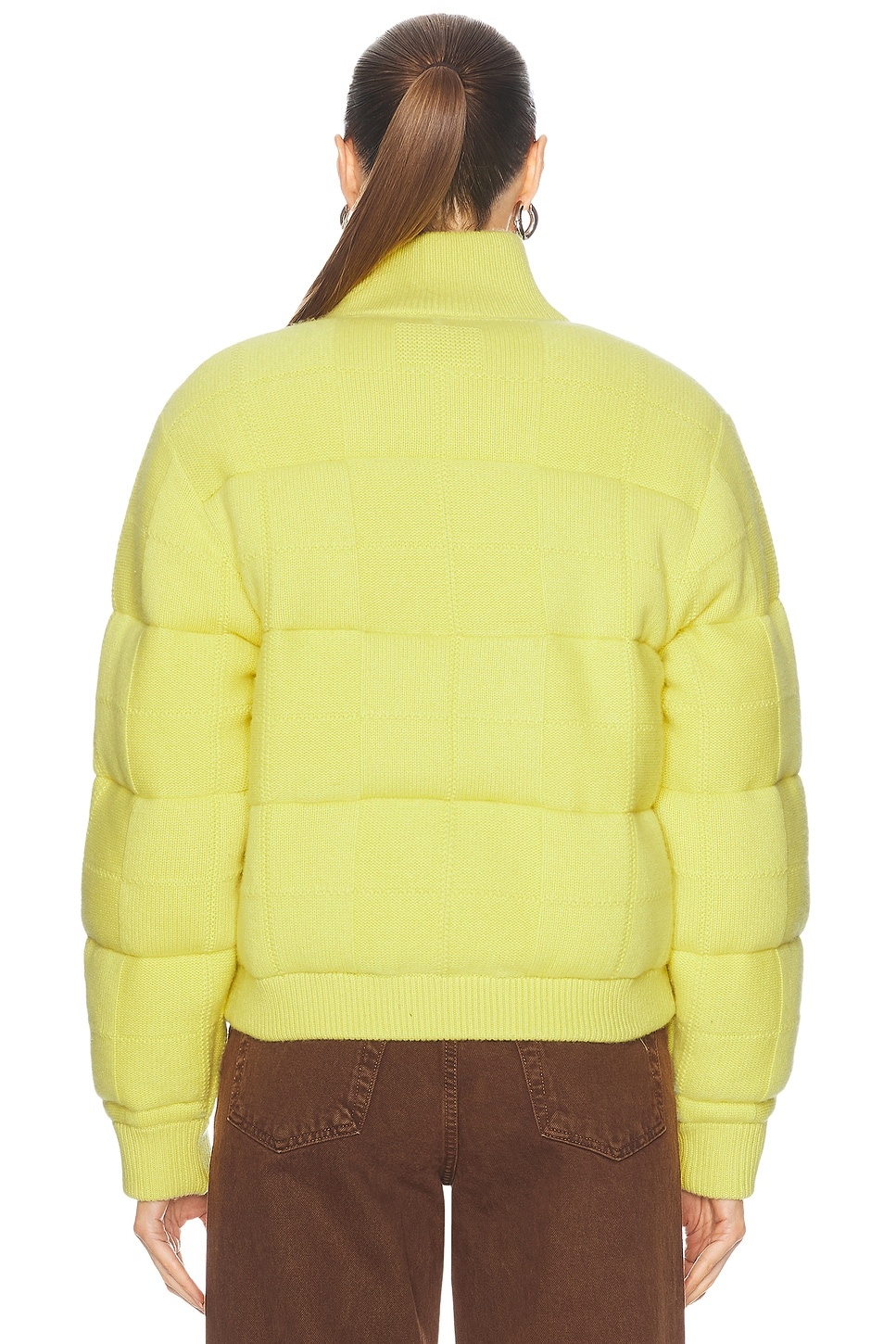 Quilted Cashmere Blend Puffer Jacket - 4