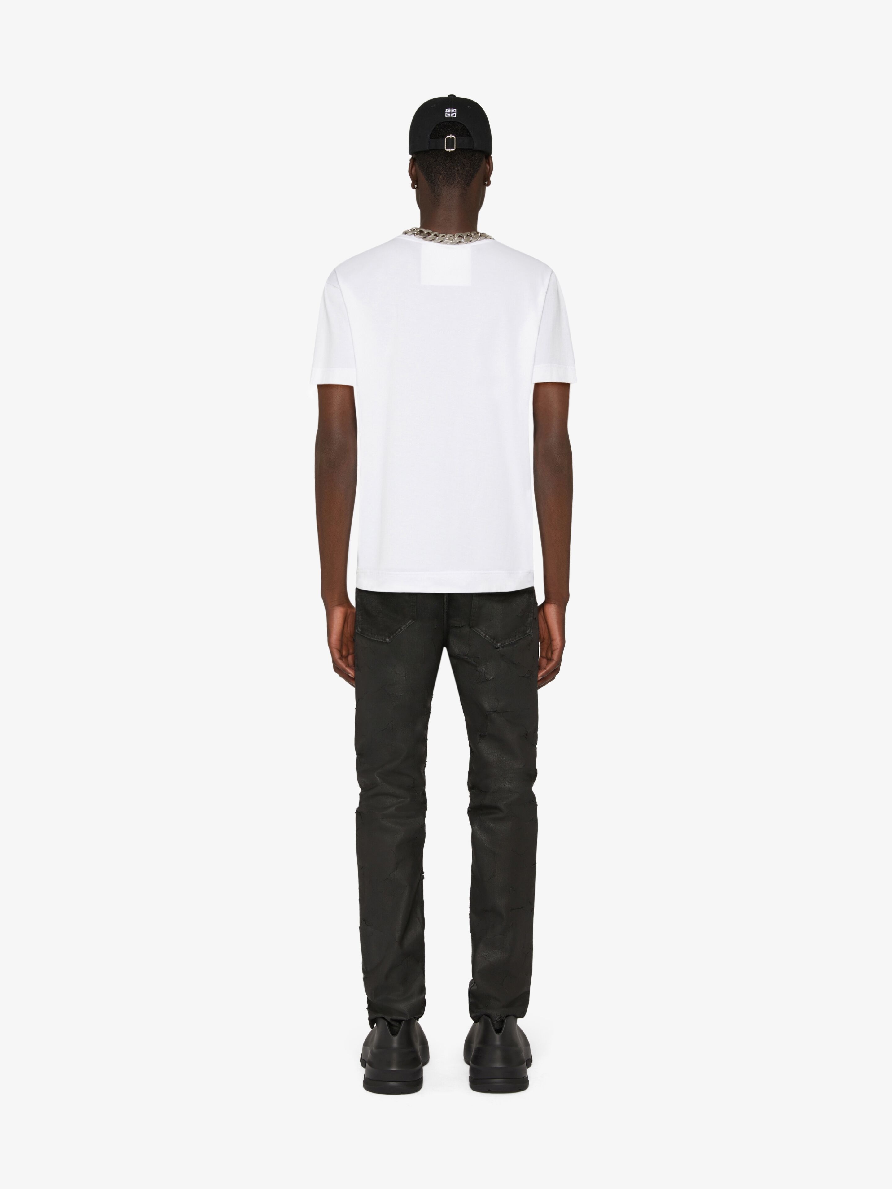 SLIM FIT 4G T-SHIRT IN COTTON - 4