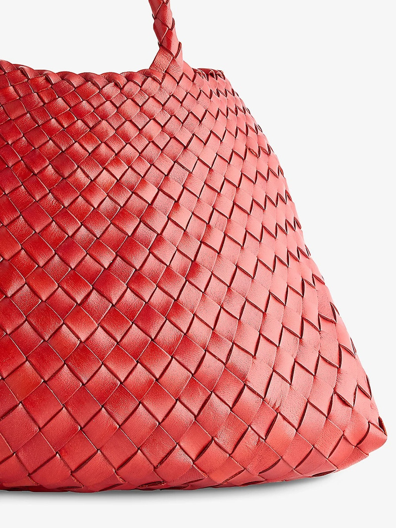 DRAGON DIFFUSION Santa Croce leather tote bag outlook