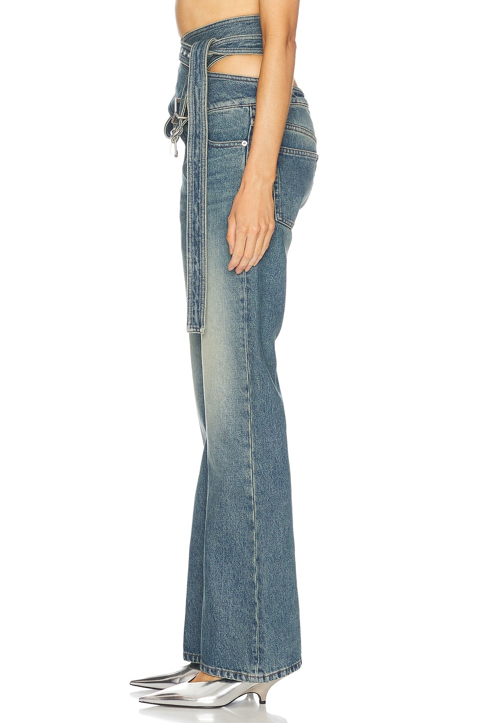 Wrap Belt Bootcut Leg - 3