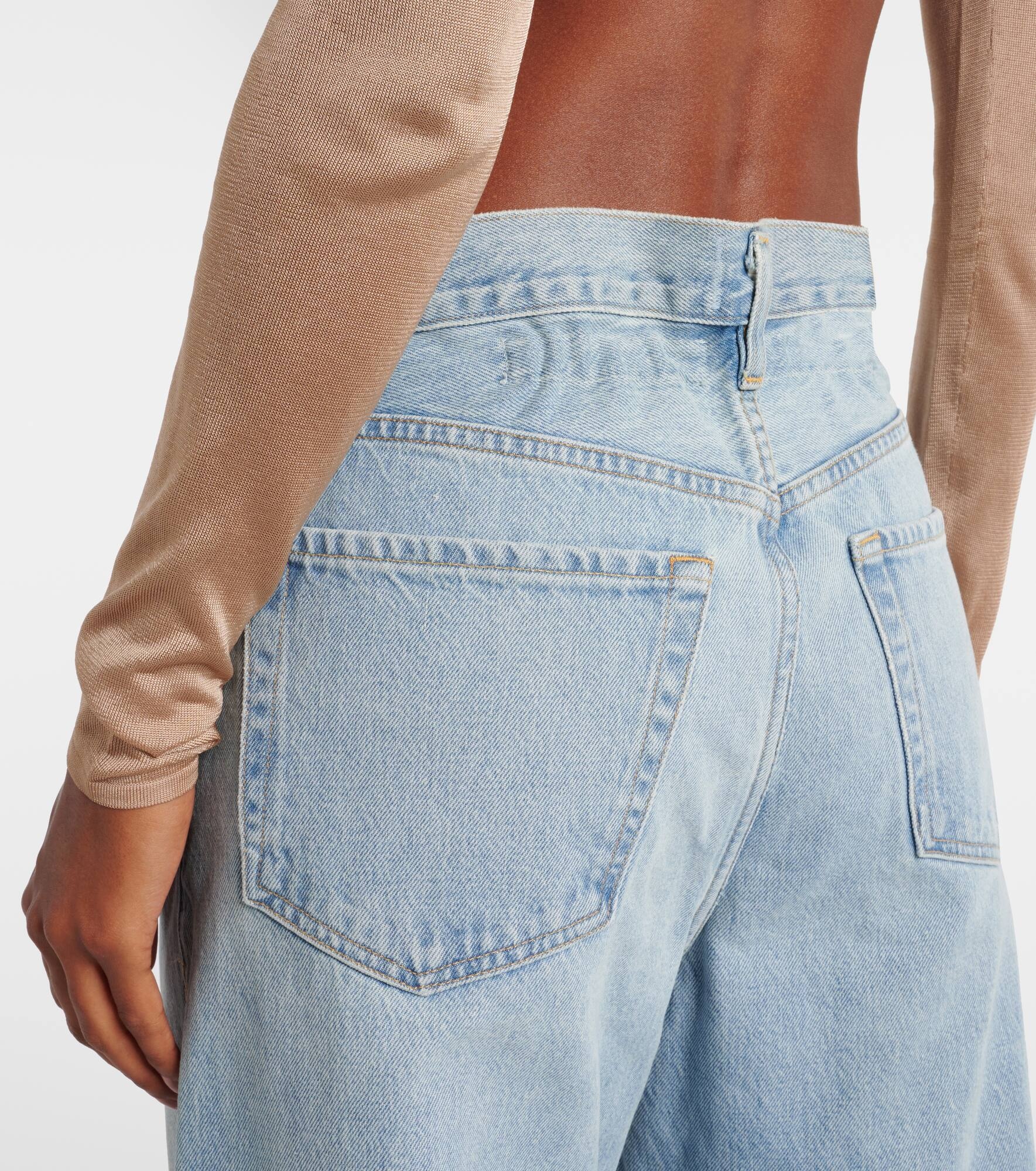 Gwendoline Scrunch high-rise wide-leg jeans - 6