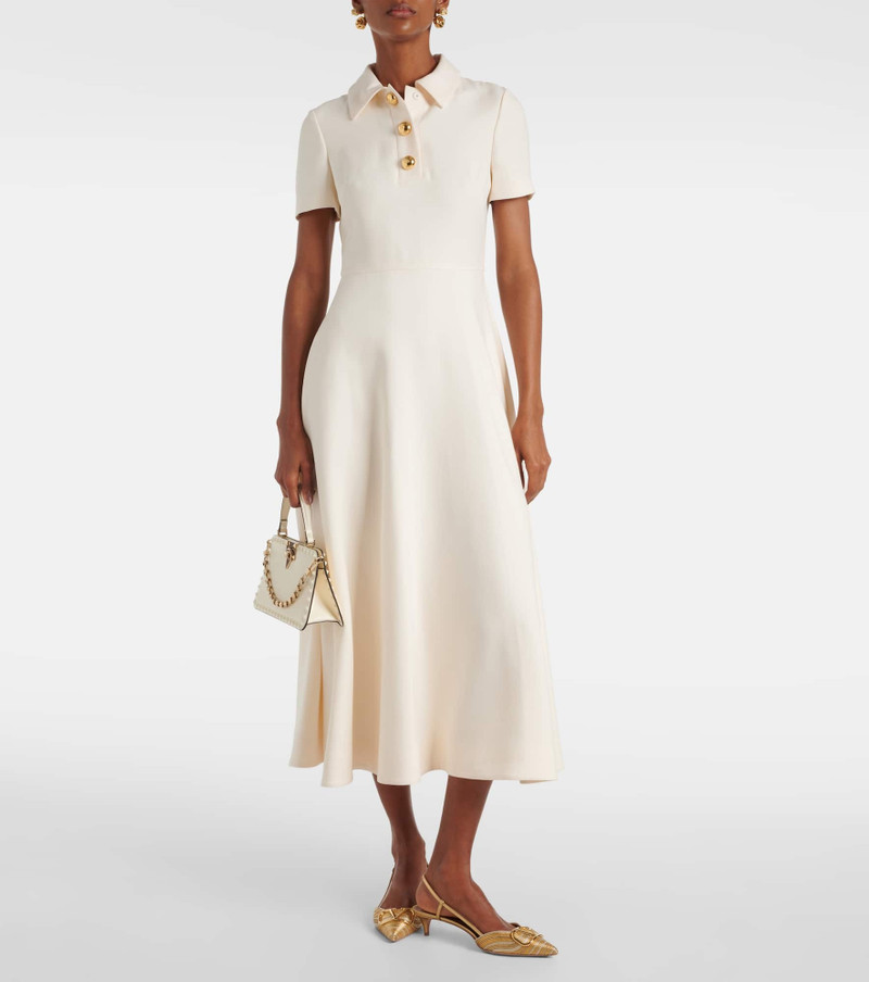 Valentino VLogo Signature leather slingback pumps outlook