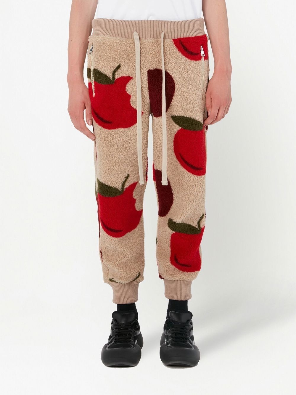 graphic-print tapered-leg track pants - 4
