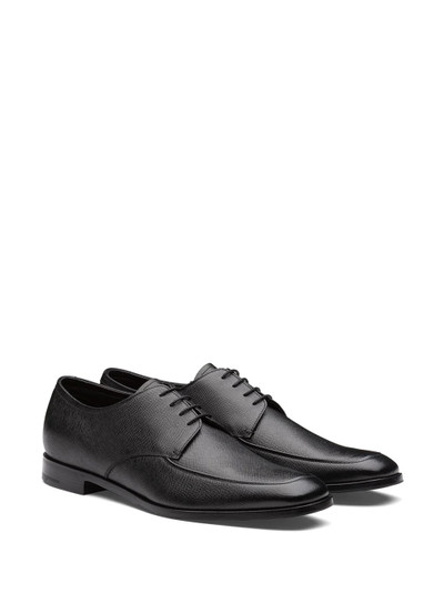 Prada square toe Derby shoes outlook