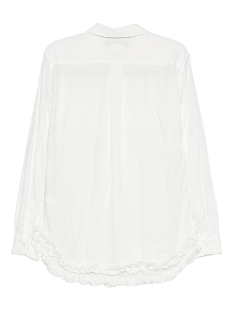 BLACK COMME des GARÇONS ruffled shirt outlook