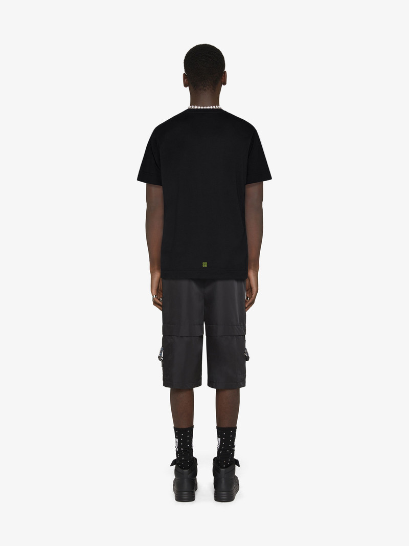 OVERSIZED T-SHIRT IN COTTON WITH GIVENCHY CIRCLE PRINT 4